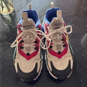 Nike Air Max React Red and Black Sneakers